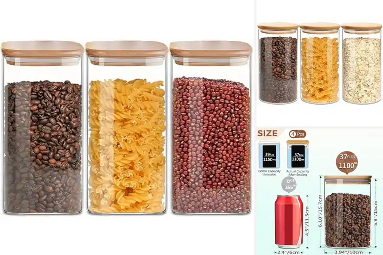 Detailed view of 10 Best Airtight Canisters to Keep Food Fresh Longer