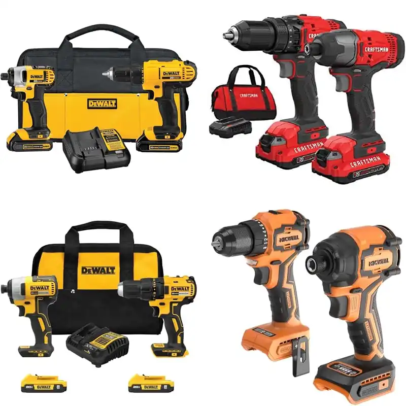 10 Best Cordless Drill and Impact Driver Combos Reviewed