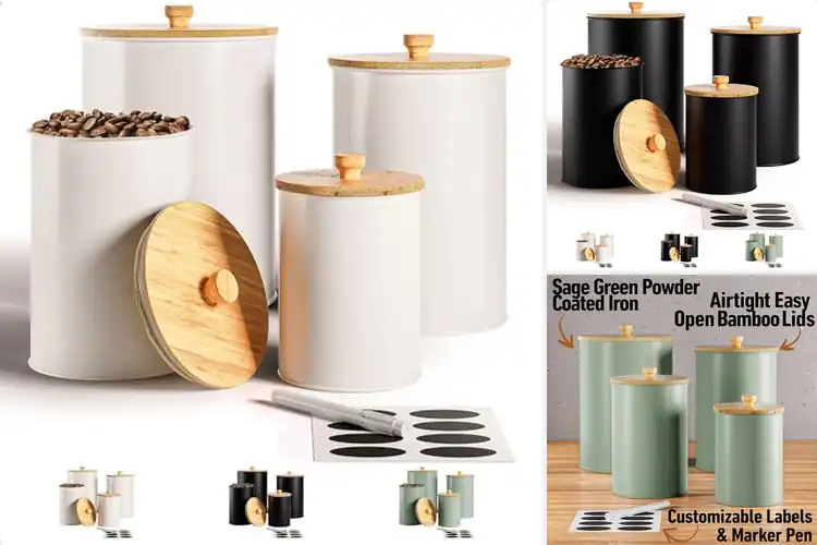Detailed view of 10 Best Countertop Containers for a Tidy Kitchen
