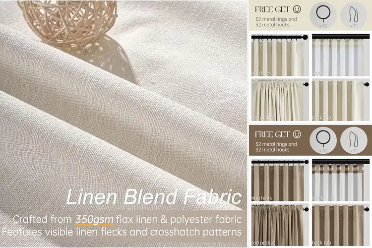 Detailed view of 10 Best Curtains to Instantly Elevate Your Home
