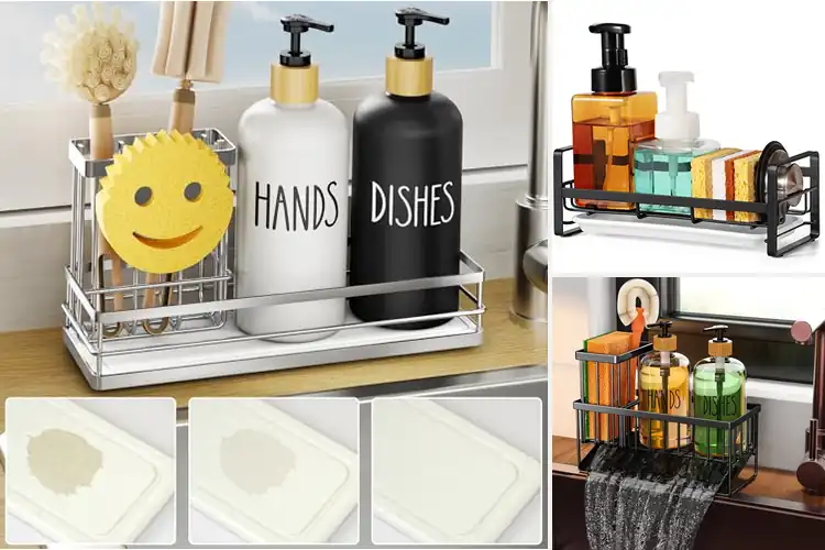 Detailed view of 10 Best Dish Soap Holders for a Tidy, Stylish Sink