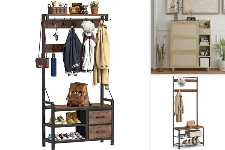 Detailed view of Elevate Your Space: Top 10 Stylish Entryway Organizers