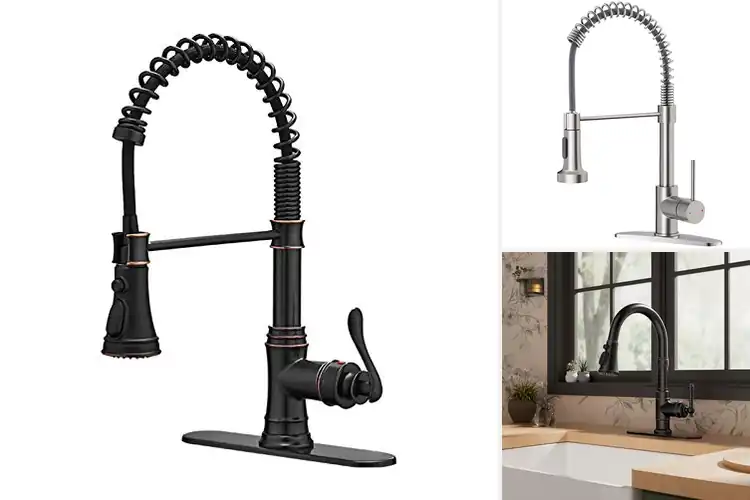 Detailed view of 10 Best Farmhouse Kitchen Faucets for Style & Durability