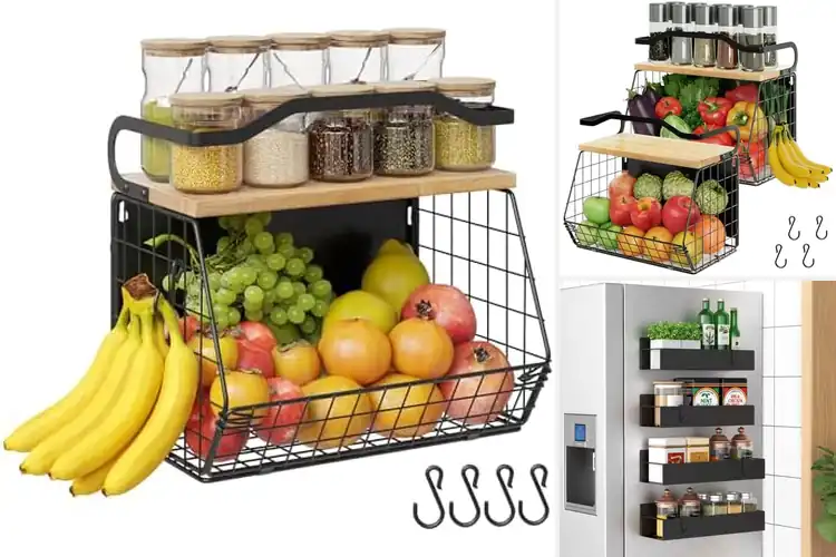 Detailed view of 10 Best Fridge Shelves for Easy Kitchen Organization