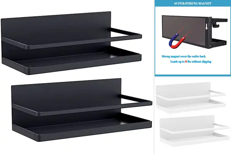 Detailed view of 10 Best Magnetic Shelves to Declutter Your Kitchen Fast