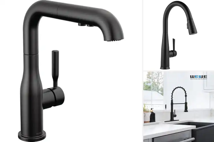 Detailed view of 10 Best Matte Black Kitchen Faucets for Stylish Homes