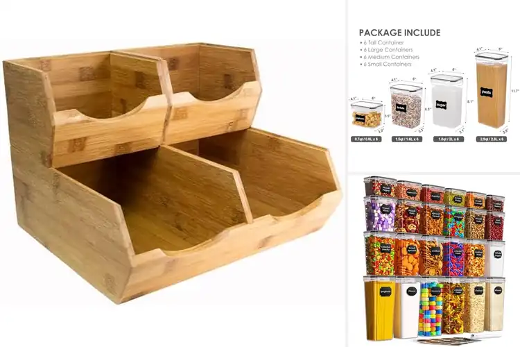Detailed view of 10 Best Pantry Containers for a Clutter-Free Kitchen