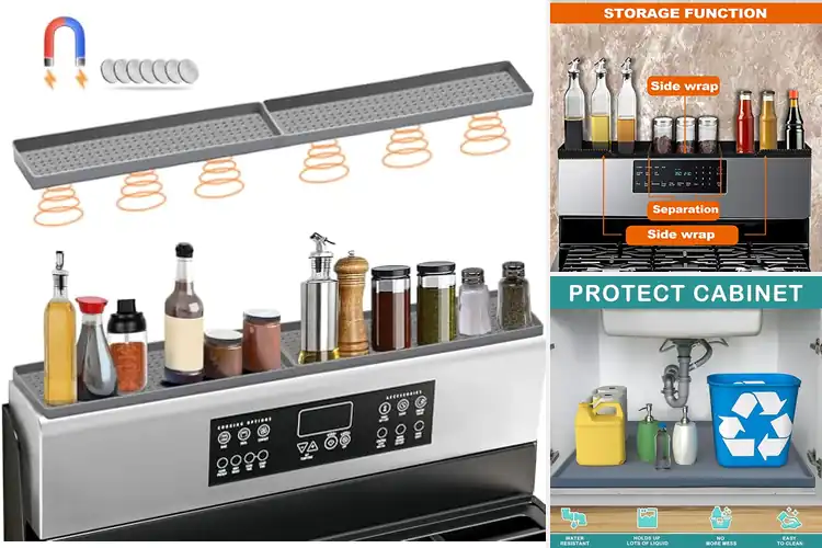 Detailed view of 10 Best Silicone Shelves to Keep Your Kitchen Neat
