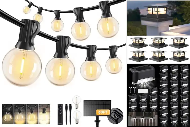 Detailed view of 10 Best Solar Deck Lights to Transform Your Evenings