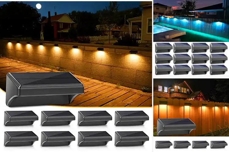 Detailed view of 10 Best Solar Fence Lights to Illuminate Your Outdoors
