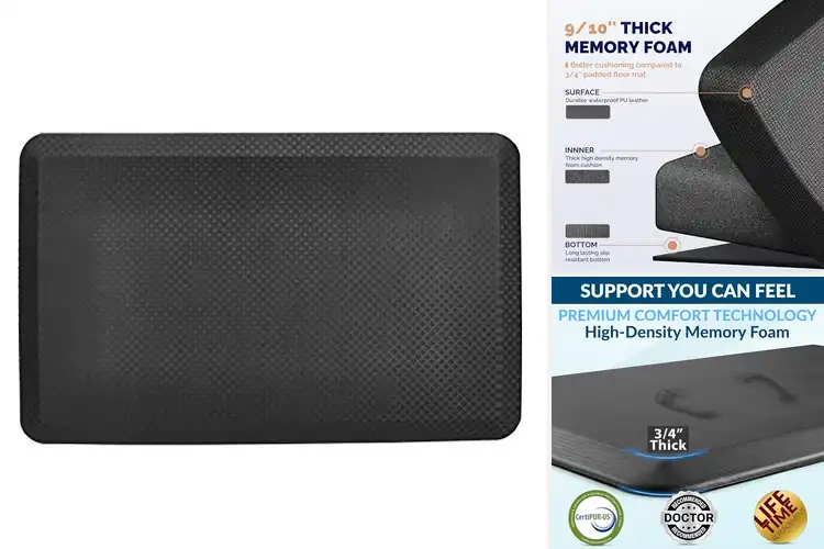 Detailed view of 10 Best Standing Desk Mats for All-Day Comfort