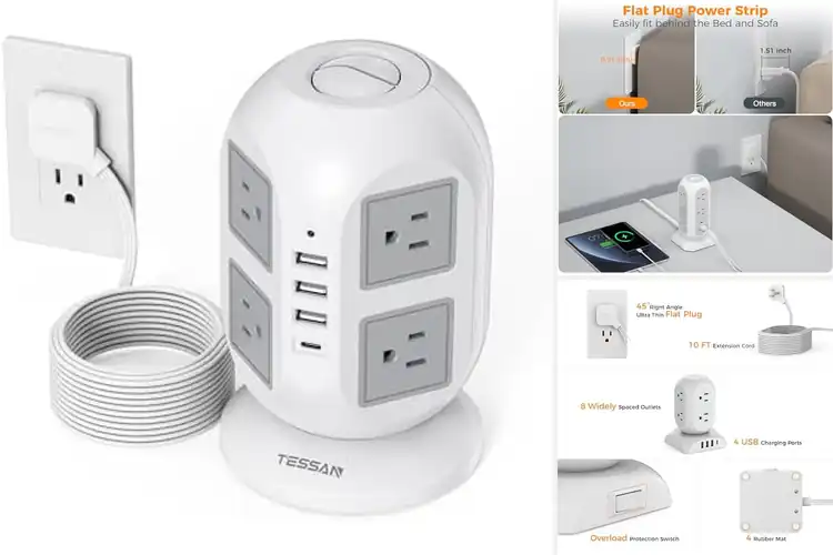 Detailed view of 10 Best Surge Protectors for Safe, Organized Setups