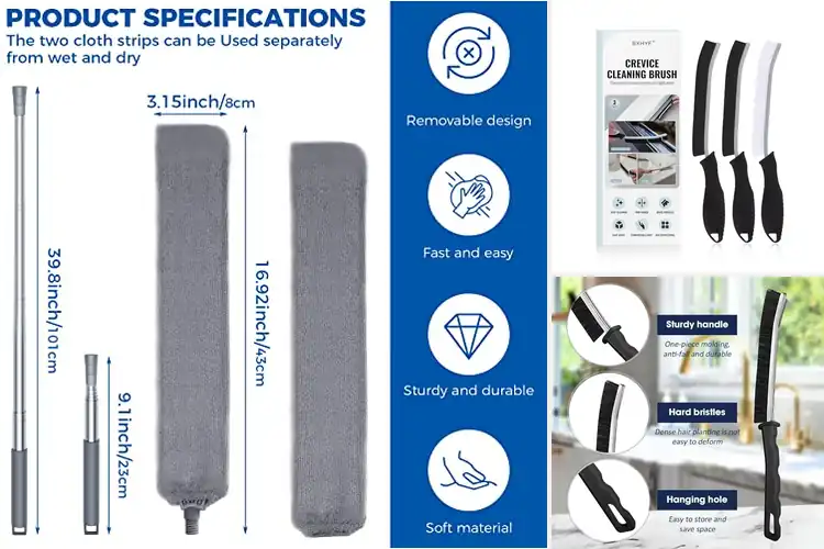 Detailed view of 10 Best Cleaning Tools For Homes: Sparkle with Ease