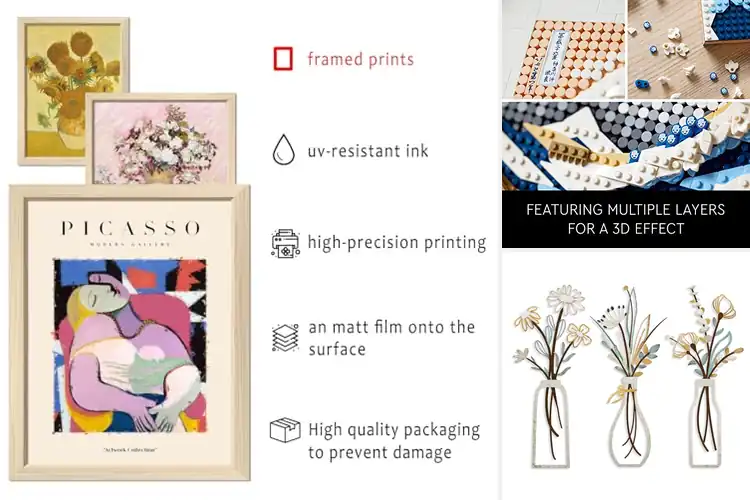 Detailed view of 10 Best Wall Art Sets to Transform Your Home Decor Today