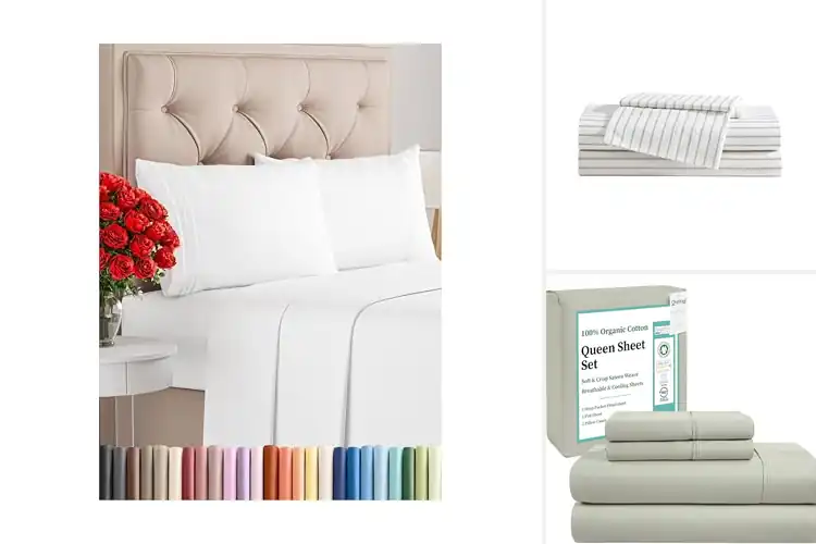 Detailed view of 10 Best OEKO-TEX Queen Sheet Sets for Soft, Fresh Sleep