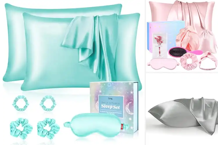 Detailed view of 10 Best Pillowcase Gift Sets for Smooth, Tangle-Free Hair