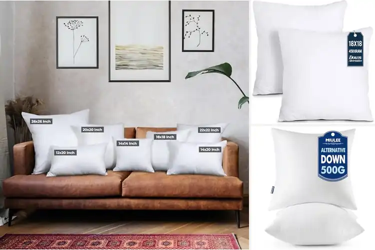 Detailed view of 10 Best 18×18 Inch Pillow Inserts for Plush Comfort & Style