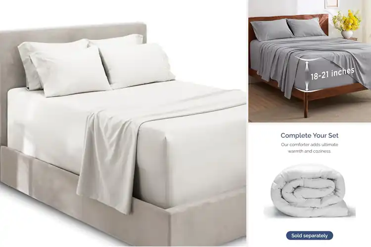 Detailed view of 10 Best Deep Pockets Sheets for Tall Beds – Sleep Tight