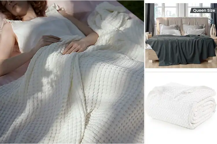 Detailed view of 10 Best Lightweight Blankets for Cool Sleep