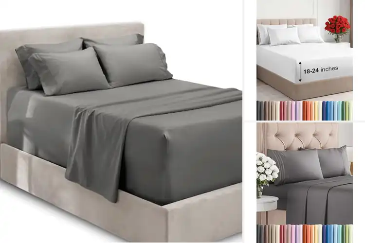 Detailed view of Best Queen Deep Pocket Sheets