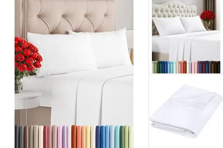 Detailed view of Best White Bed Sheets: Sleep in Luxurious Comfort Tonight