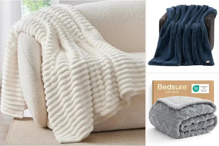 Detailed view of Best Cozy Throws: Snuggle Up in Style and Comfort