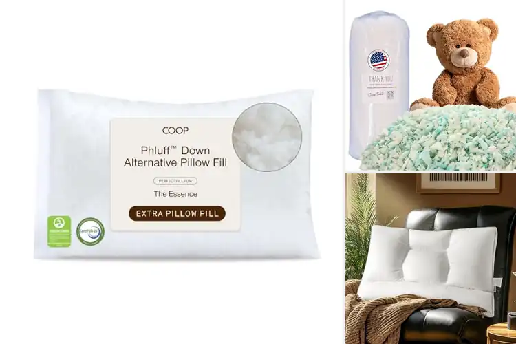 Detailed view of Best High-Rebound Pillow Fill For Plush Support