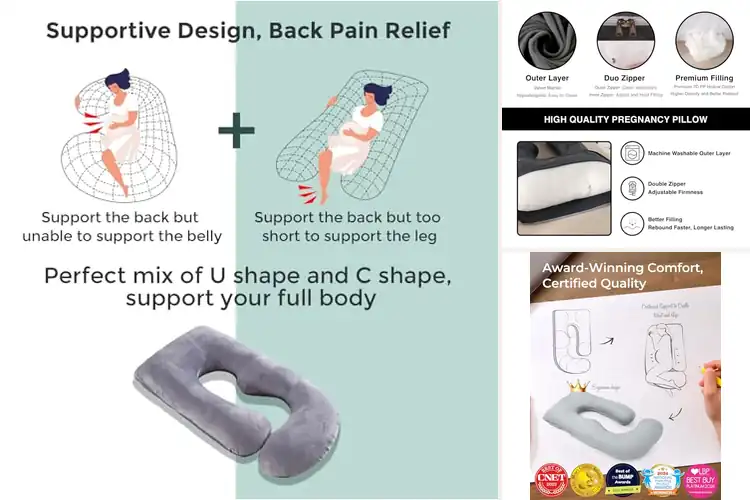 Detailed view of Best Sleep Support Pillows for Pregnant Women