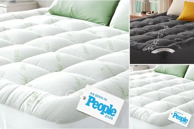 Detailed view of Best Viscose From Bamboo Mattress Topper