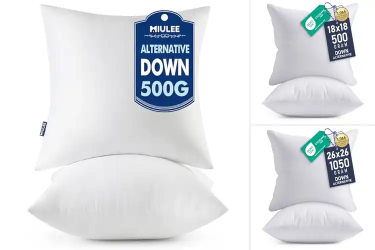 Detailed view of Best Easy Care Pillow Inserts: Cozy Decor Made Simple