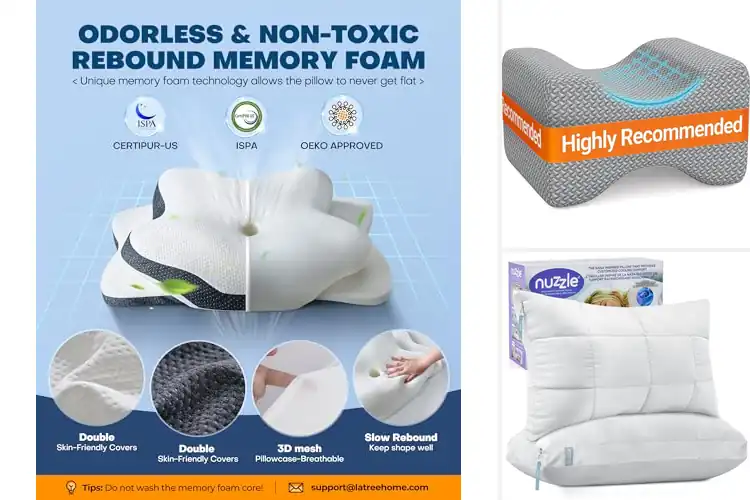 Detailed view of Best For Side Sleepers Pillows: Top Picks for Restful Nights