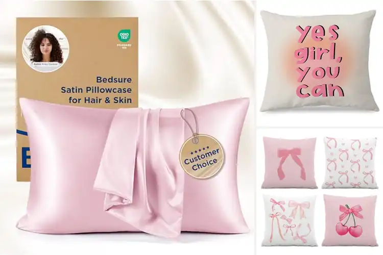 Detailed view of Best Gift For Women Teen Girls Pillowcase Set