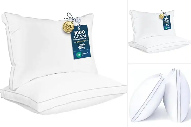 Detailed view of Best Gusseted Pillow For Hotel Look