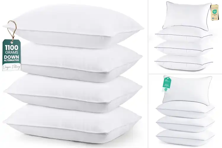 Detailed view of Best Queen Pillows Sets: Ultimate Comfort & Support Guide