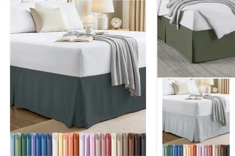 Detailed view of Best Shrinkage Resistant Bed Skirt