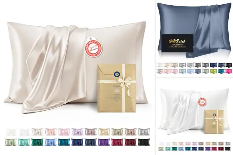 Detailed view of Best Sleep With Silk Like Pillowcase