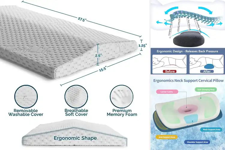 Detailed view of Best Stomach Back Side Sleep Pillows