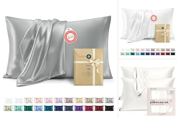 Detailed view of Best Two Pack Satin Pillowcases