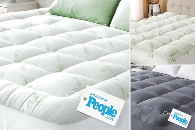 Detailed view of Best Bamboo Fibers Mattress Topper Material