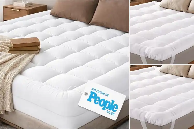 Detailed view of Best Cloud Like Sleep Mattress Topper