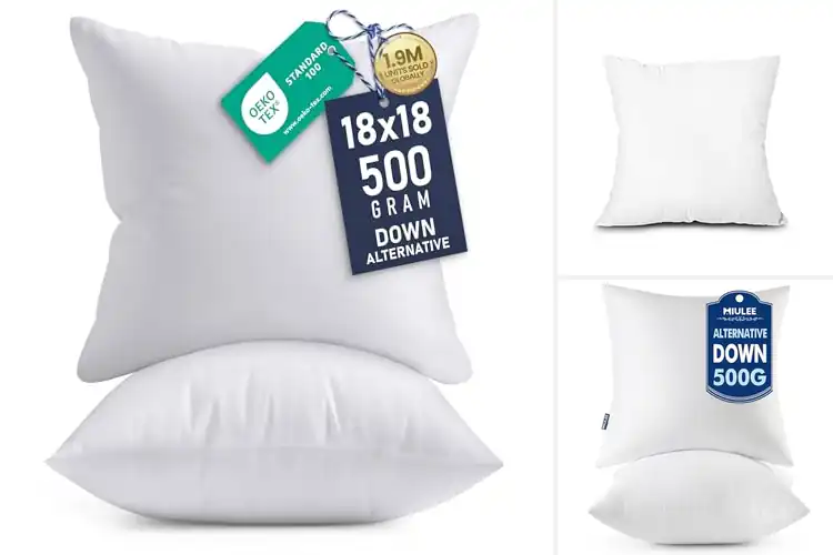 Detailed view of Best Fitting 18×18 Pillow Inserts