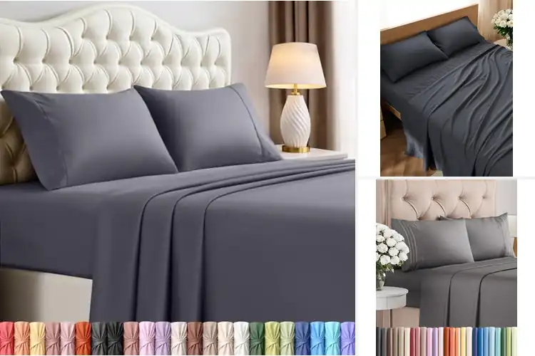 Detailed view of Best Grey Sheet Sets