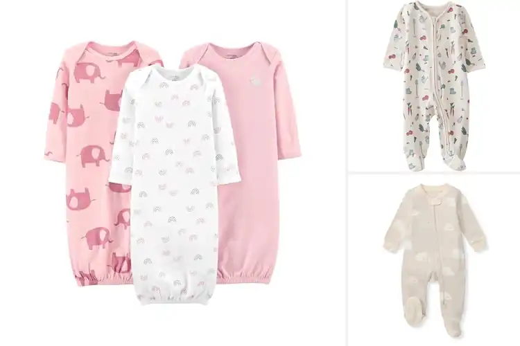 Detailed view of Best Lightweight Baby Sleepwear