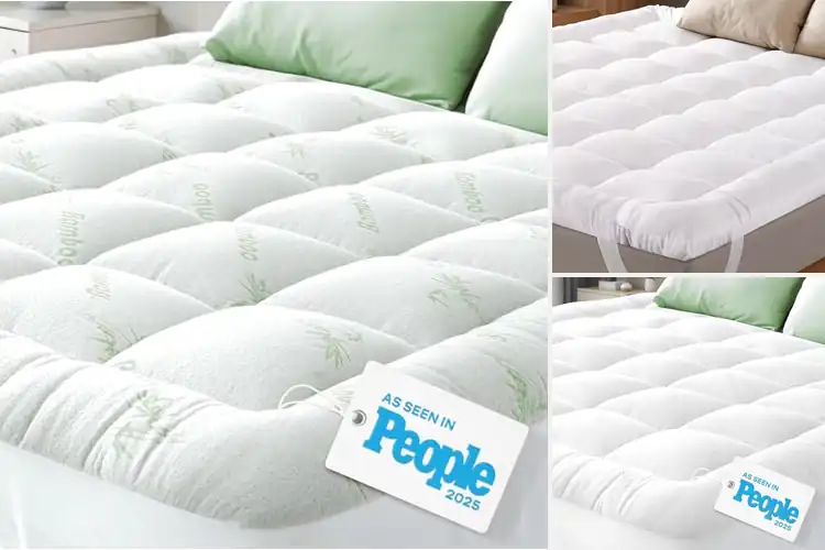 Detailed view of Best Ultra Soft Queen Mattress Topper