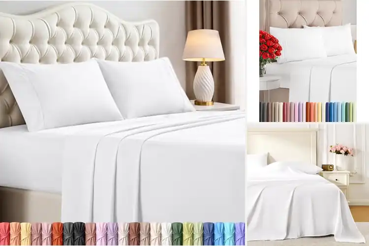 Detailed view of Best White Sheet Sets