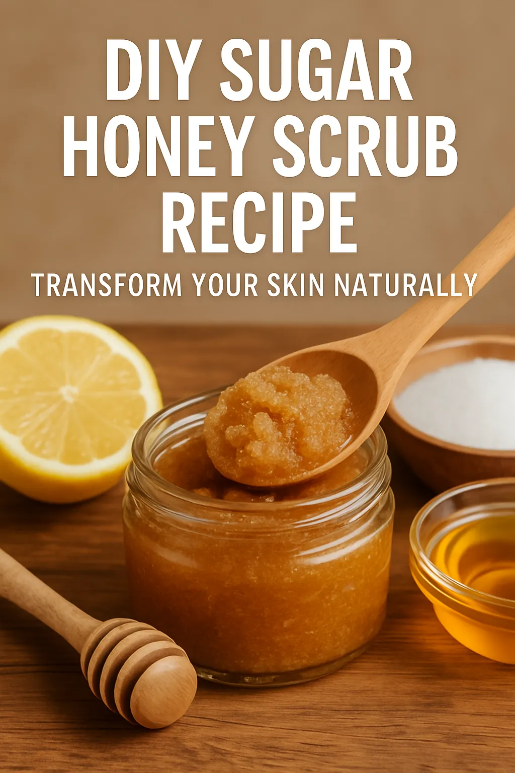 DIY Sugar Honey Scrub Recipe (Transform Your Skin Naturally) Photo